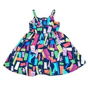 Authentic Disney Parks RARE Monsters Inc Doors Girls Dress Size XXS 3-4Y